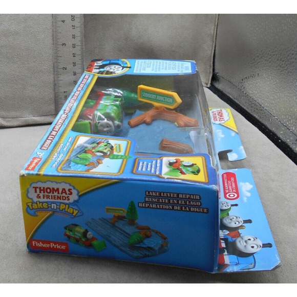 Fisher Price 2014 Thomas & Friends Lake Levee Repair w/Percy Train NIB - Picture 7 of 8